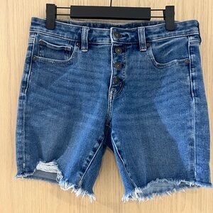 American Eagle Outfitters Dark Blue Jean Shorts